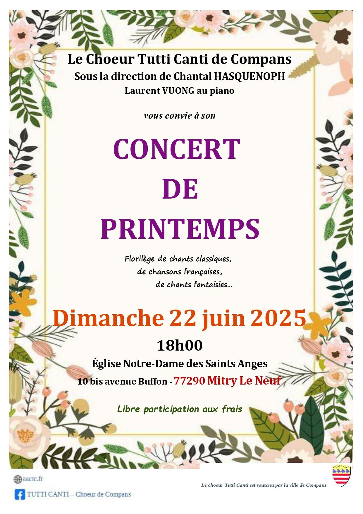 2025 concert printemps tc affiche a4